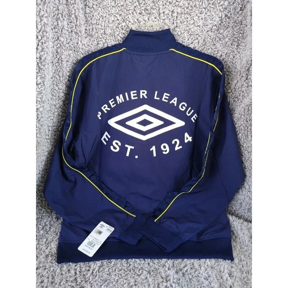 New mens umbro premier‎ league soccer jacket sz medium​